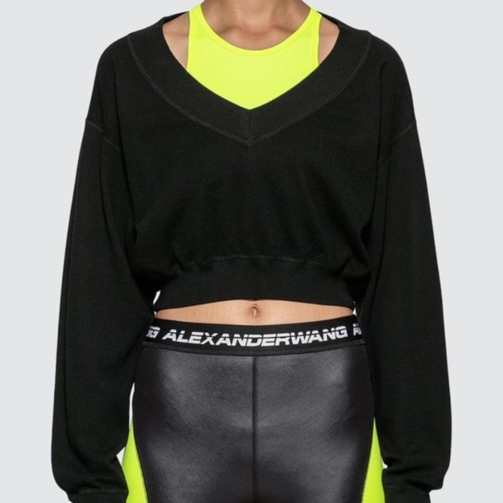 T by Alexander Wang bi-layer sweater